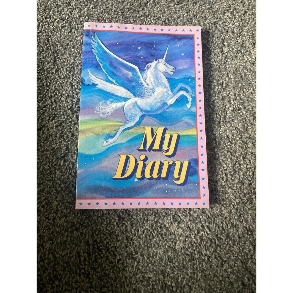 Vintage 1982 Unicorn My Diary-2% Used (365 Days)